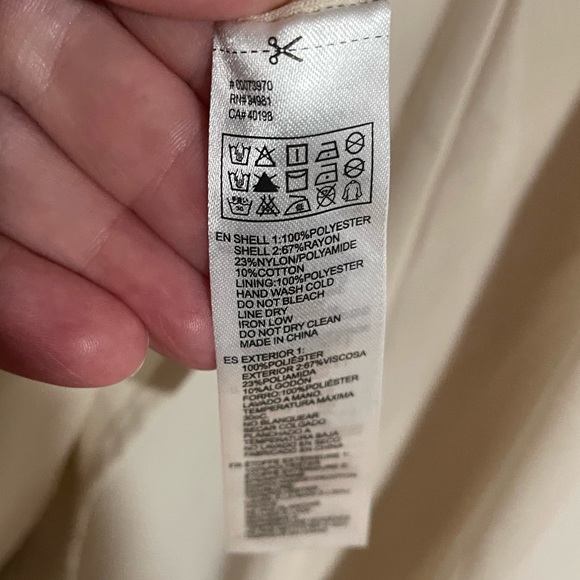 Forever 21+ Cream Short Lace Dress Size 1X - Picture 3 of 7